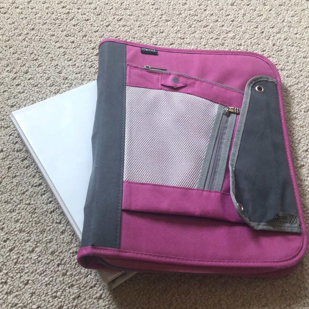 2 binder set | 1 Mead Pro Zipper Binder + 1 reg